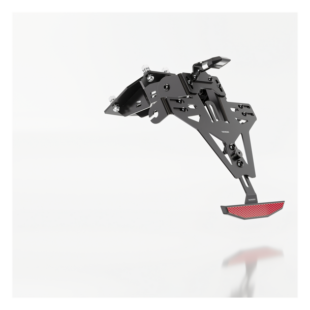 Kennzeichenhalter Highsider PRO, Stahl schwarz mit Zulassung