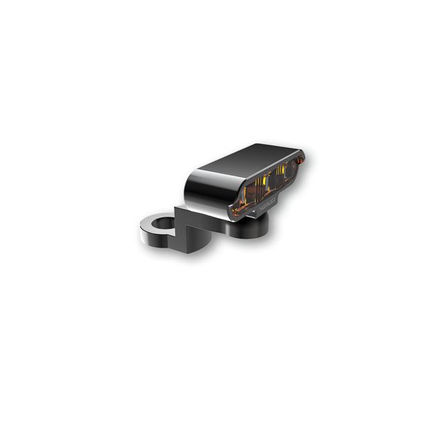 Blinker Highsider PRO Typ 2 LED mit Zulassung, schwarz, getönt, vorne, 2 Stück