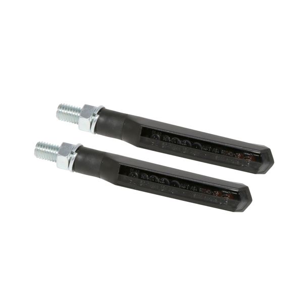 Blinker Highsider SMART Run-TS LED sequenziell mit Zulassung, schwarz, getönt 13,5V, vorne hinten, 2 Stück