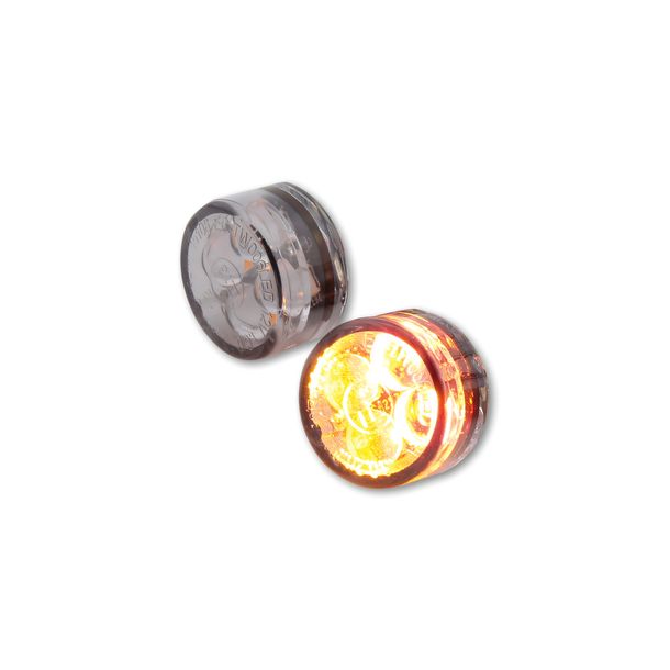Rücklicht Highsider SMART Module Sixteen LED Modul 3in1 Bremslicht und Blinker mit Zulassung, getönt 13,5V, hinten, 2 Stück