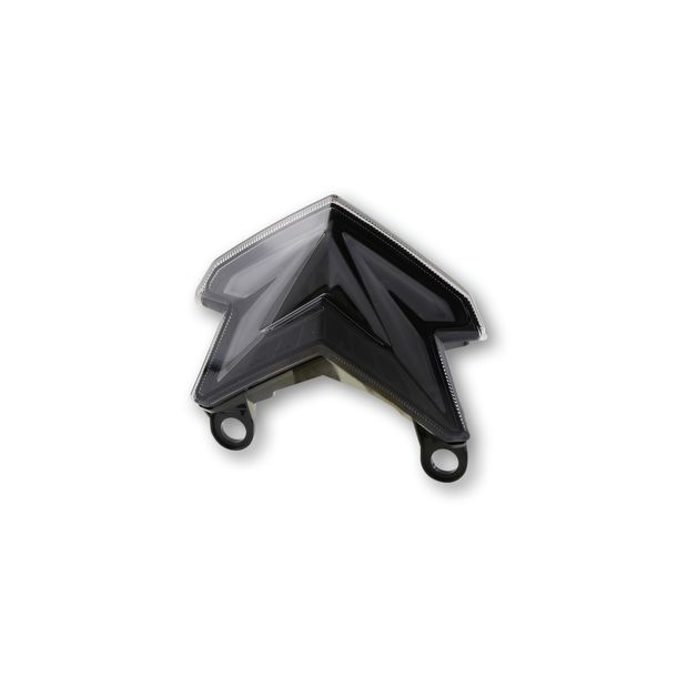 Rücklicht Highsider SMART LED mit Zulassung, schwarz, hinten, 1 Stück für Kawasaki Z 800, ZX-6R Bj. 2013 - 2017