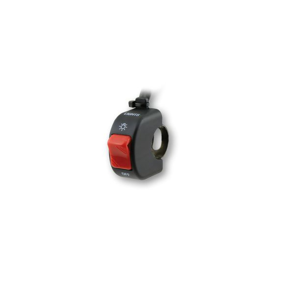 Schalter Highsider SMART Universal, Ein, Aus, mit Klemme zur Lenkermontage für Licht