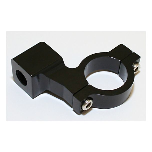 Spiegelklemme Highsider SMART, Rechtsgewinde, Aluminium schwarz, CNC, 7/8 Zoll Lenker