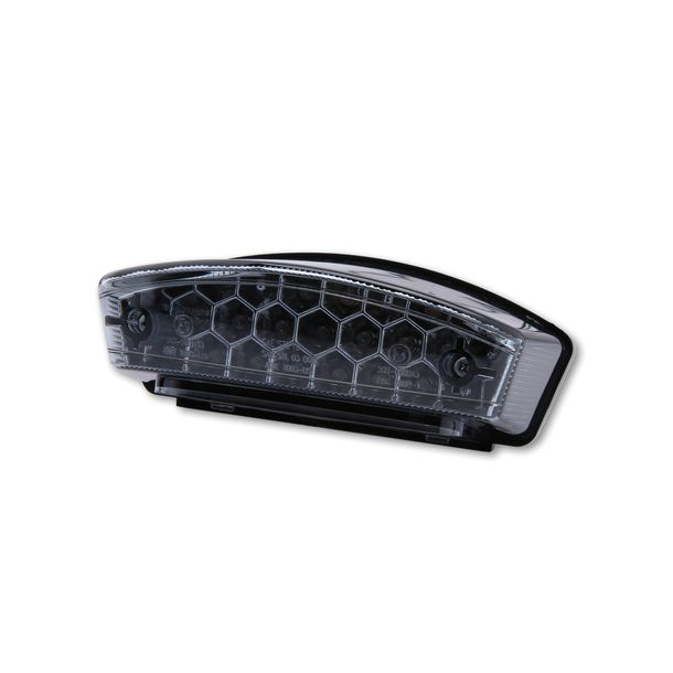 Rücklicht Highsider SMART Monster LED mit Zulassung, schwarz, getönt, hinten, 1 Stück