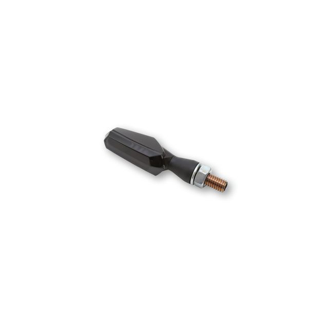 Rücklicht Highsider SMART SCURO 3in1 Bremslicht und Blinker mit Zulassung, Aluminium schwarz, getönt 13,5V, hinten, 2 Stück