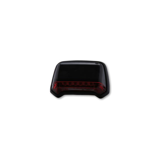 Rücklicht Highsider SMART LED zum Befestigen auf Fender mit Zulassung, schwarz, rot, hinten, 1 Stück