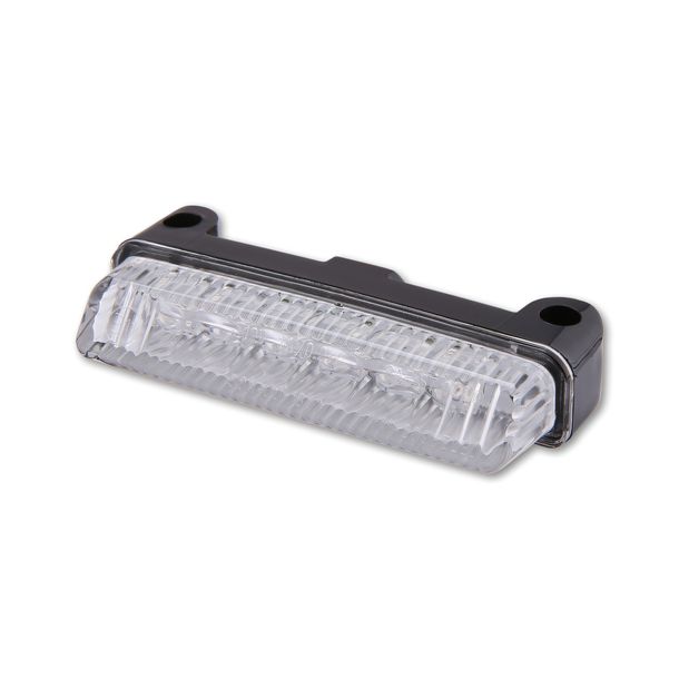 Rücklicht Highsider SMART Mini LED mit Zulassung, schwarz, klar, hinten, 1 Stück