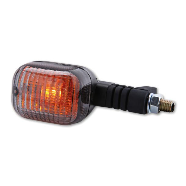 Blinker Highsider SMART Duc-Style Glühlampen mit Zulassung, schwarz, getönt 12V, vorne rechts, hinten links, 1 Stück