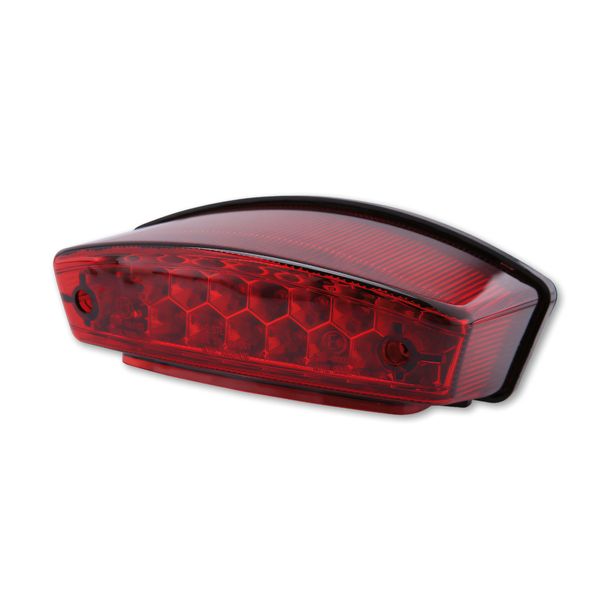 Rücklicht Highsider SMART Monster LED mit Zulassung, schwarz, rot, hinten, 1 Stück