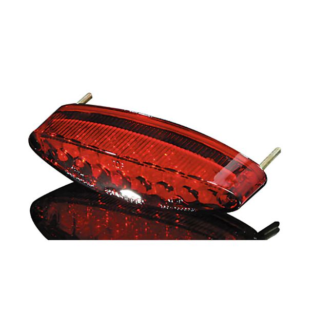Rücklicht Highsider SMART Number1 LED Mini mit Kennzeichenbeleuchtung mit Zulassung, rot, 1 Stück