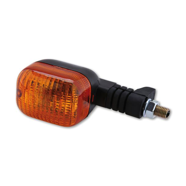 Blinker Highsider SMART Duc-Style Glühlampen mit Zulassung, schwarz, orange 12V, vorne rechts, hinten links, 1 Stück