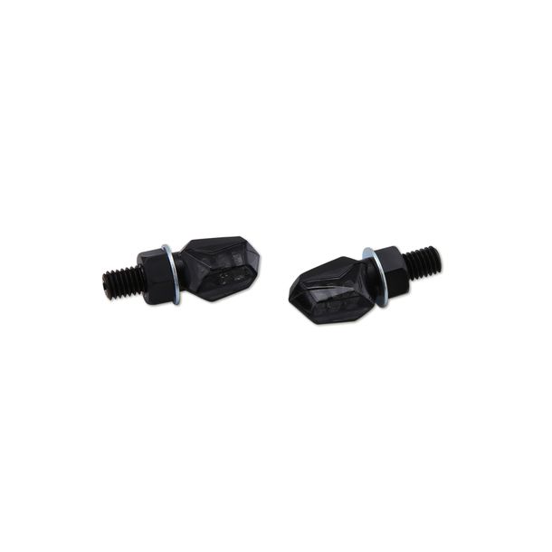 Směrovky Highsider SMART Tiny LED s homologací, černé, tónované 13,5V, zadní, 2 kusy pro Kawasaki Z 400, Z 650, Z 900 RS r. v. 2023