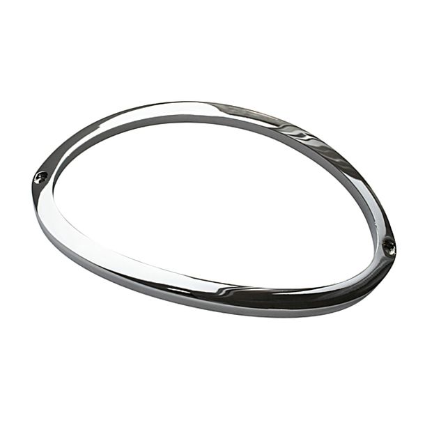 Scheinwerferrahmen Highsider PRO, Aluminium chrom, vorne, 1 Stück für Iowa Scheinwerfer