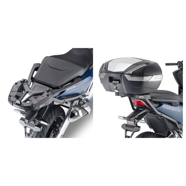 Topcase-Träger GiVi für Monokey® / Monolock® Koffer Max Zuladung 6 kg / 3 kg für Honda Forza 750 Bj. 2021-2026