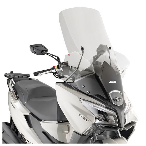 Větrolam GiVi transparentní 780x660mm s homologací včetně montážní sady pro Kymco X-Town 125 r.v. 2020-2025, X-Town 300 r.v. 2020-2025