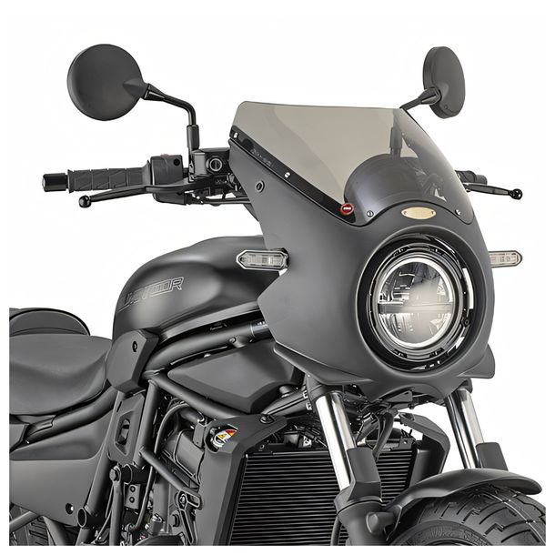Windshield GiVi tónovaný 435x355mm s homologací pro Kawasaki Eliminator 500 r.v. 2024-2026