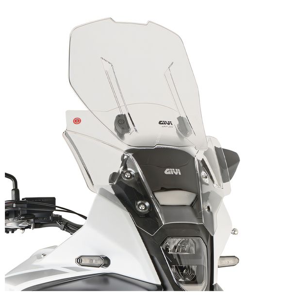 Windschild GiVi Airflow transparent 535x450mm mit Zulassung für Honda CB 500 XA / NX 500 ab Bj. 2024, NX 500 E-Clutch Bj. 2026