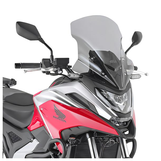 Windschild GiVi getönt 480x430mm mit Zulassung für Honda NC 750 X Bj. 2021-2024