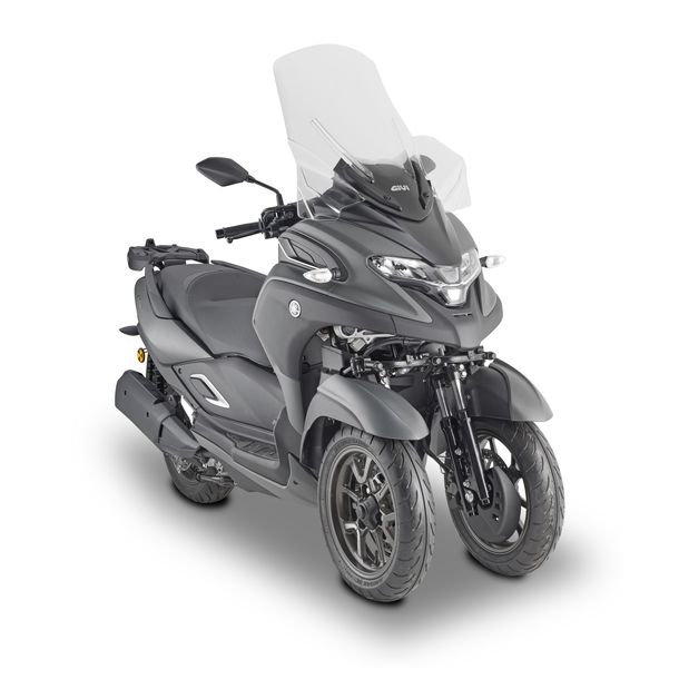 Windshield GiVi transparentní 720x600mm s homologací pro Yamaha Tricity 300 r.v. 2020-2026