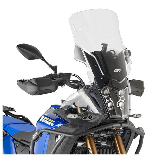 Windschild GiVi transparent 379x430mm mit Zulassung für Yamaha Ténéré 700 World Raid Bj. 2022-2025
