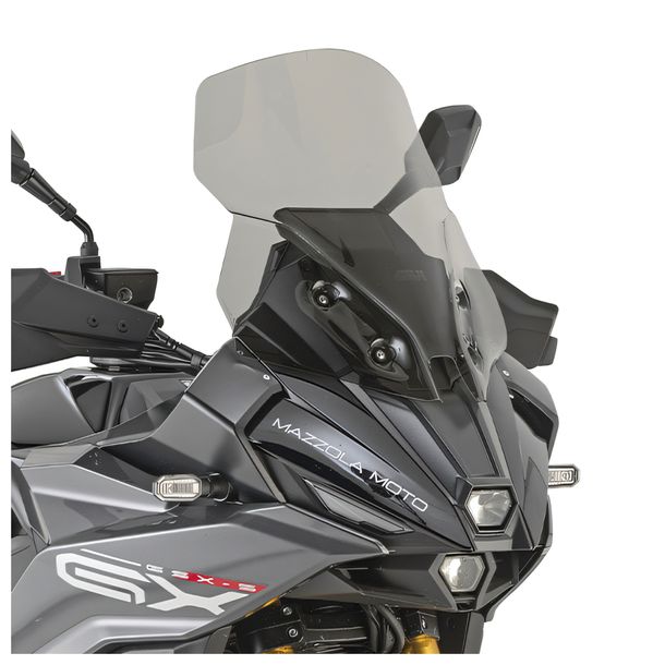 Windschild GiVi getönt 410x390mm mit Zulassung für Suzuki GSX-S1000GX Bj. 2024-2026, GSX-S1000X ab Bj. 2023