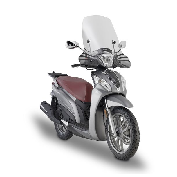 GiVi transparentní 460x680mm s homologací pro Kymco People One 125 r. v. 2013-2020, People One 150 od r. v. 2013
