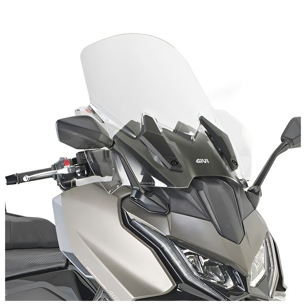 Transparentní štít GiVi 445x635mm s homologací pro Kymco AK550 Premium r. v. 2023-2026