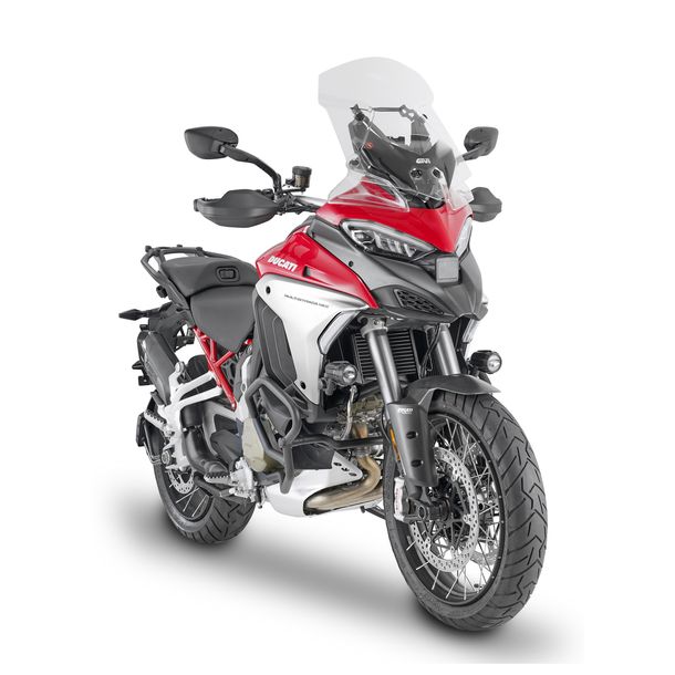 Windschild GiVi transparent 500x380mm mit Zulassung für Ducati Multistrada V4 / V4S Bj. 2021-2026
