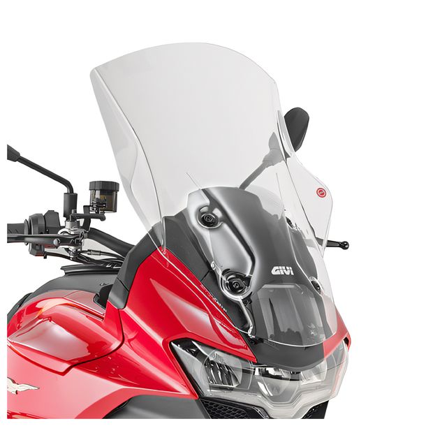 Větrolam GiVi transparentní 615x430mm s homologací pro Moto Guzzi V100 Mandello 1000 r.v. 2022-2026