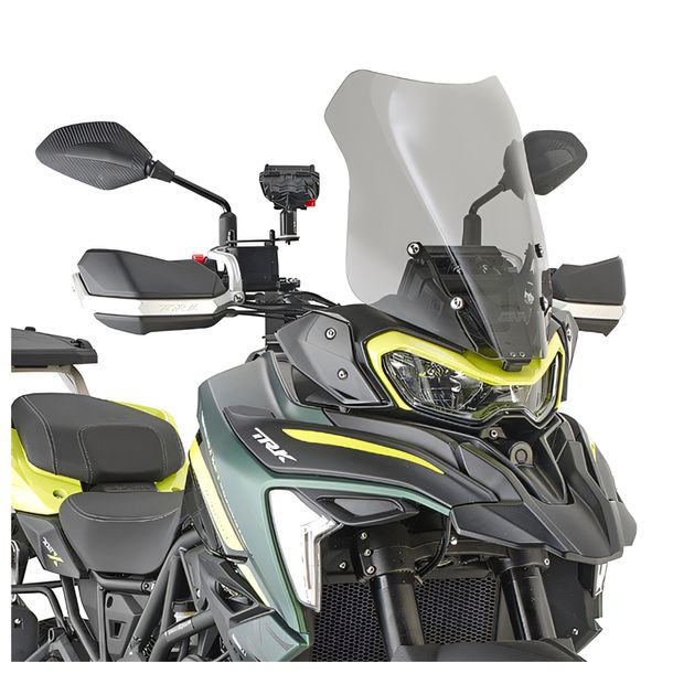 Windschild GiVi getönt 435x340mm mit Zulassung für Benelli TRK 702 Bj. 2023-2025, TRK 702 X Bj. 2023-2025