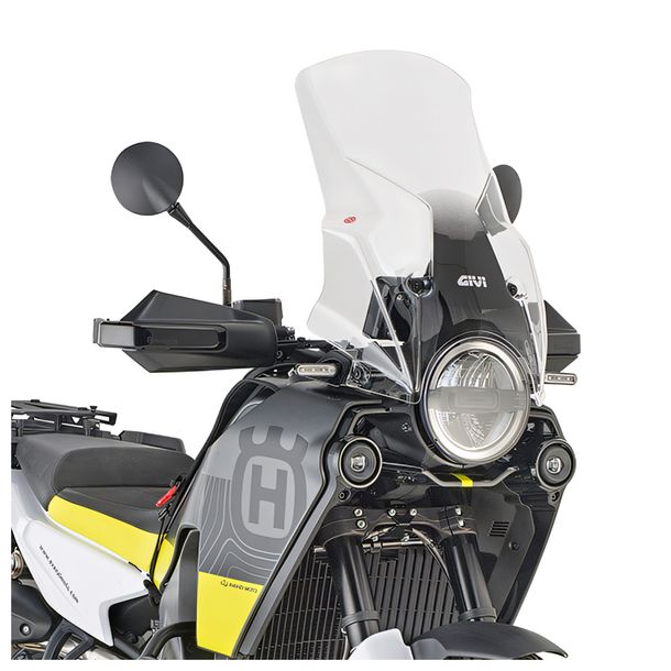 Windschild GiVi transparent 423x430mm mit Zulassung für Husqvarna Norden 901 Bj. 2021-2026