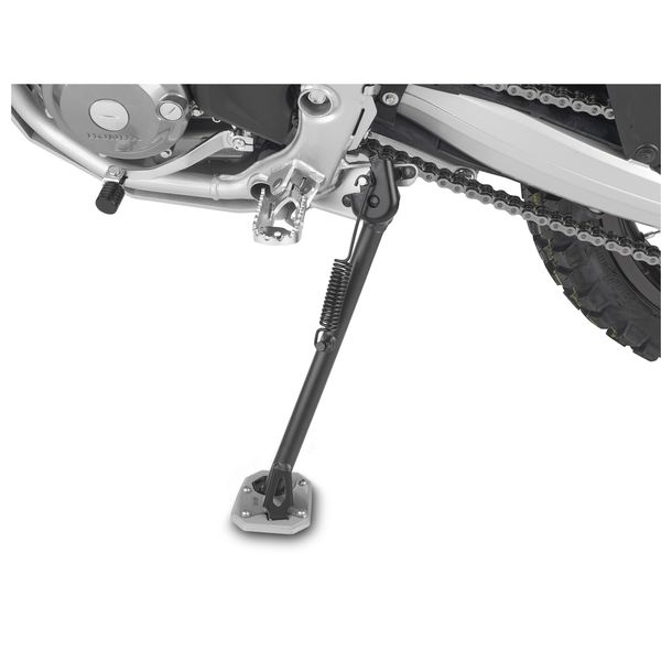 Fuß-Verbreiterung GiVi aus Aluminium und Edelstahl für Original Seitenständer für Honda CRF 300 L Bj. 2021-2026