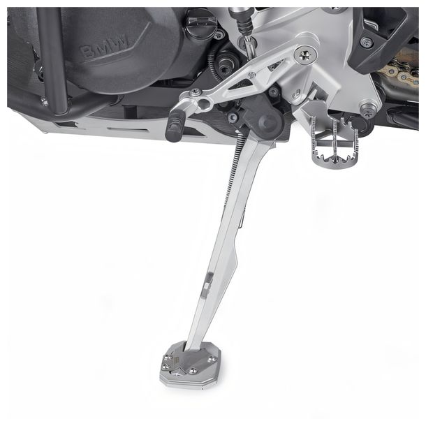Fuß-Verbreiterung GiVi aus Aluminium und Edelstahl für Original-Seitenständer für BMW F 900 GS Bj. 2024-2026