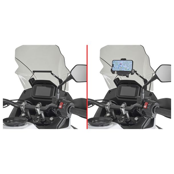 Popříčka držáku navigace GiVi pro S902A / S920M pro Honda XL750 Transalp r. v. 2023-2024
