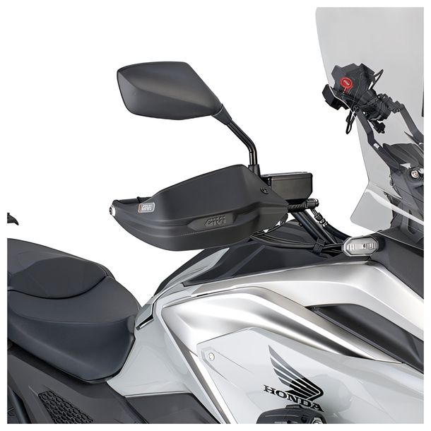 Handprotektor GiVi Technopolymer schwarz für Honda NC700X Bj. 2012-2013, NC750X DCT Bj. 2014-2015, NC750S Bj. 2016-2020, NC750X Bj. 2016-2020