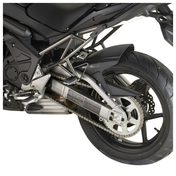 Kryt zadního kola GiVi černý bez homologace pro Kawasaki Versys 650 r. v. 2006-2021