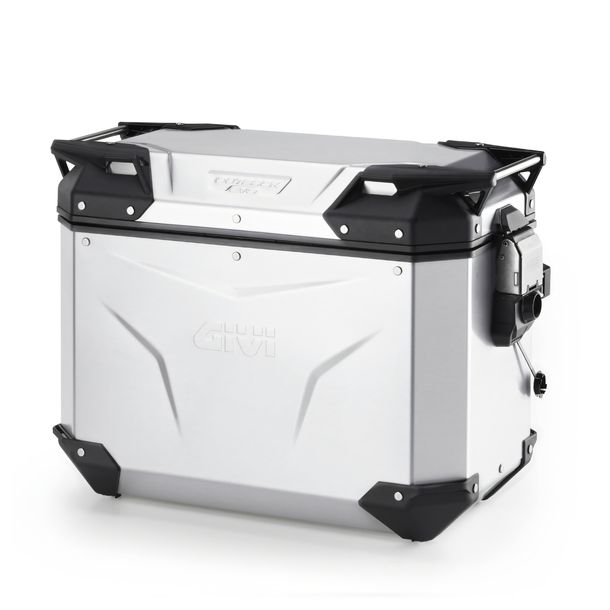 Boční kufry GiVi Trekker Outback Evo 44 Monokey® hliník eloxovaný 44 litrů 393x557x306mm max. nosnost 10 kg pravý