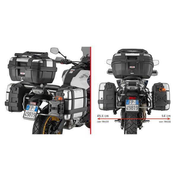 Nosiče bočních kufrů GiVi Monokey® pro CF Moto 700 MT ADV r. v. 2025-2026