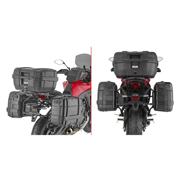 Seitenkoffer-Träger GiVi One-Fit Monokey® Stahl Ø 18mm für Yamaha Tracer 7 Bj. 2025-2026