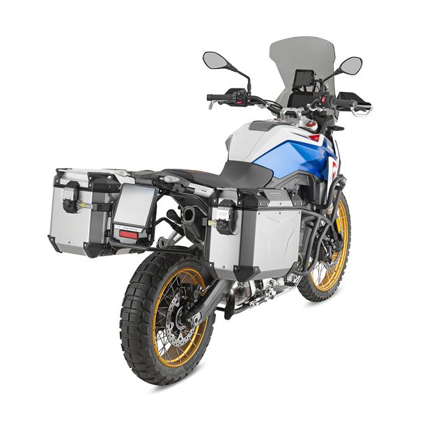 Seitenkoffer-Träger GiVi One-Fit Stahl Ø 18mm Max Zuladung 10 kg für Trekker Outback Monokey® Cam-Side-Koffer für BMW F 900 GS Bj. 2024-2026
