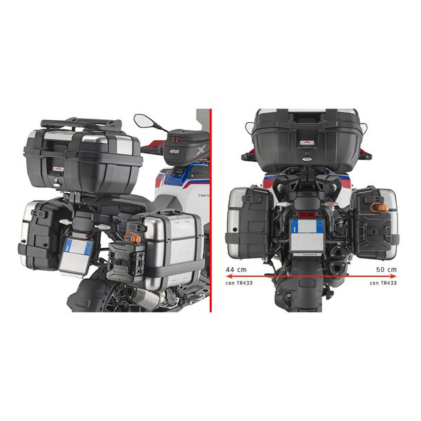 Seitenkoffer-Träger GiVi One-Fit Monokey® Ø 18mm Max Zuladung 10 kg für BMW R 1300 GS Adventure Bj. 2025-2026
