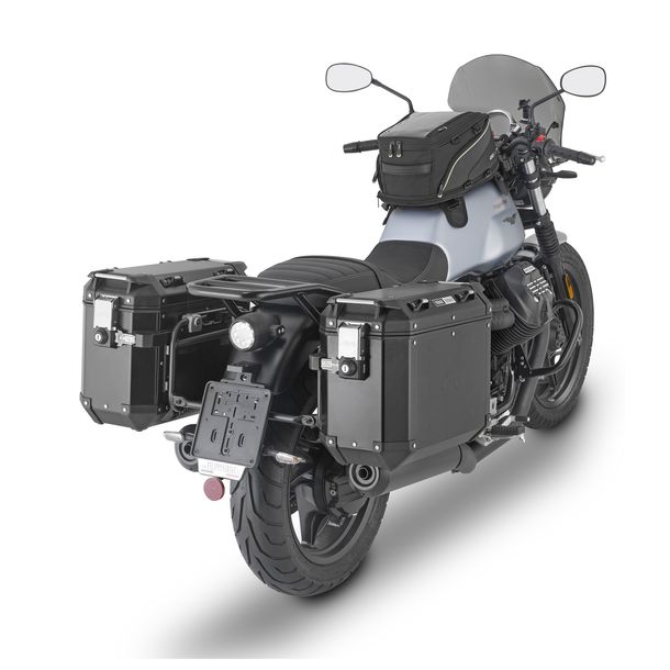 Seitenkoffer-Träger GiVi One-Fit Monokey® Cam-Side Stahl Ø 18mm für Monokey® Cam Seitenkoffer Trekker Outback für Moto Guzzi V7 850 Stone/Special