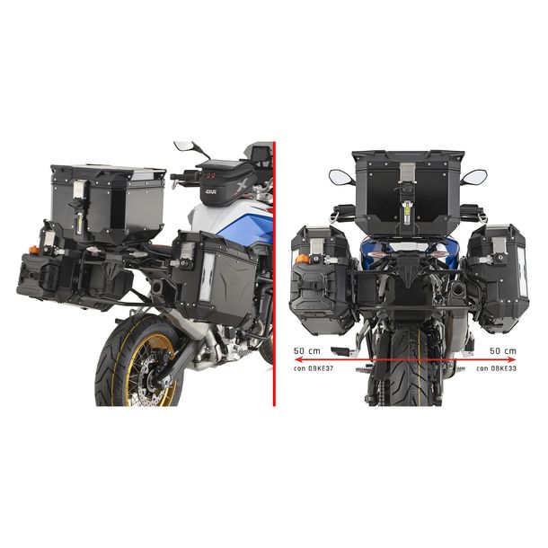 Seitenkoffer-Träger GiVi Ø 18mm rechts für Monokey® Cam-Side Koffer für BMW F 900 GS Bj. 2024-2026