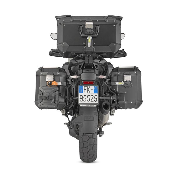 Seitenkoffer-Träger GiVi Ø 18mm für Monokey® Cam-Side Trekker Outback Evo Koffer für BMW R1300GS Adventure Bj. 2025-2026