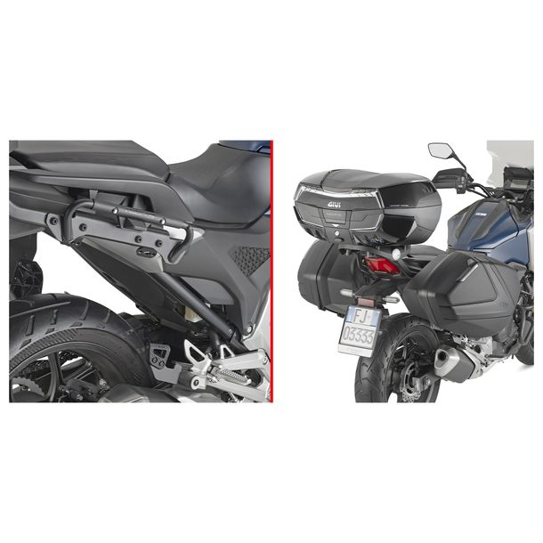 Seitenkoffer-Träger GiVi Monokey® für , nur mit Topcase-Träger montierbar für Honda NC 750 X Bj. 2021-2026