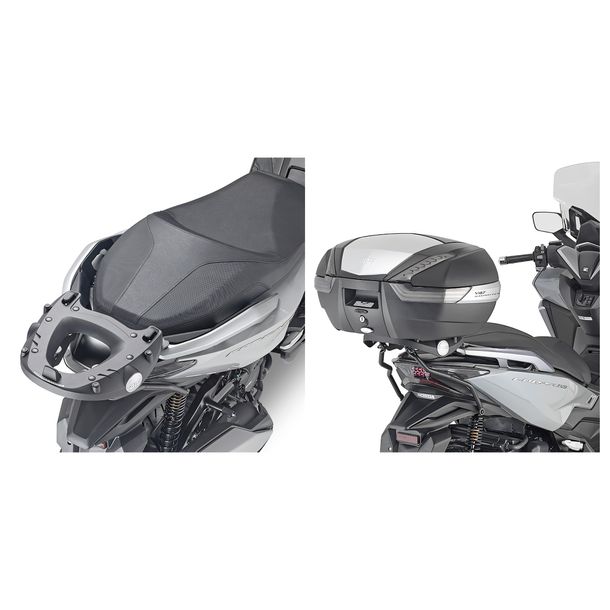 Topcase-Träger GiVi für Monokey® / Monolock® Koffer für Honda Forza 125 Bj. 2021-2022, Forza 350 Bj. 2021-2022
