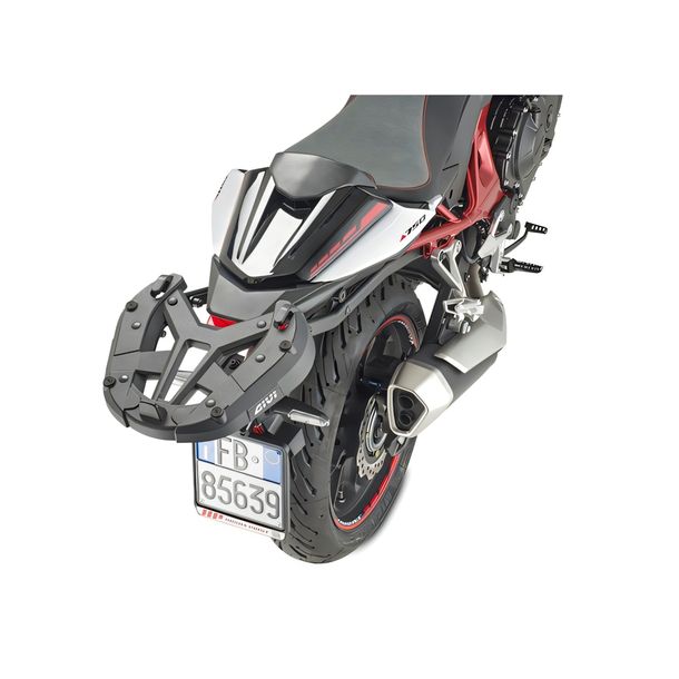 Topcase-Träger GiVi für Monokey® / Monolock® Koffer Max Zuladung 10 kg / 3 kg ohne Platte für Honda CB 750 Hornet E-Clutch Bj. 2026