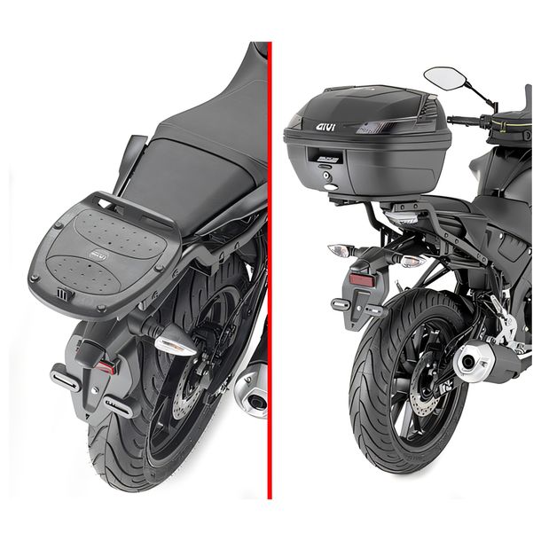 Topcase-Träger GiVi für Monolock® Koffer Max Zuladung 3 kg für Yamaha MT-125 Bj. 2020-2026