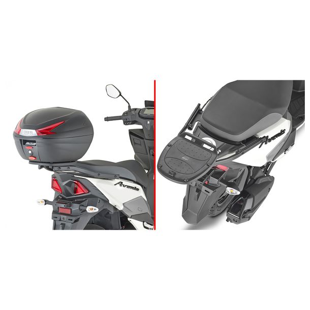 Nosič topcasu GiVi pro kufry Monolock® max. nosnost 3 kg pro Suzuki Avenis 125 r.v. 2023-2026