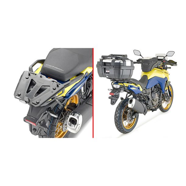 Topcase-Träger GiVi für Monokey® / Monolock® Koffer Max Zuladung 10 kg / 6 kg / 3 kg ohne Platte für Suzuki V-Strom 800DE/SE Bj. 2023-2026